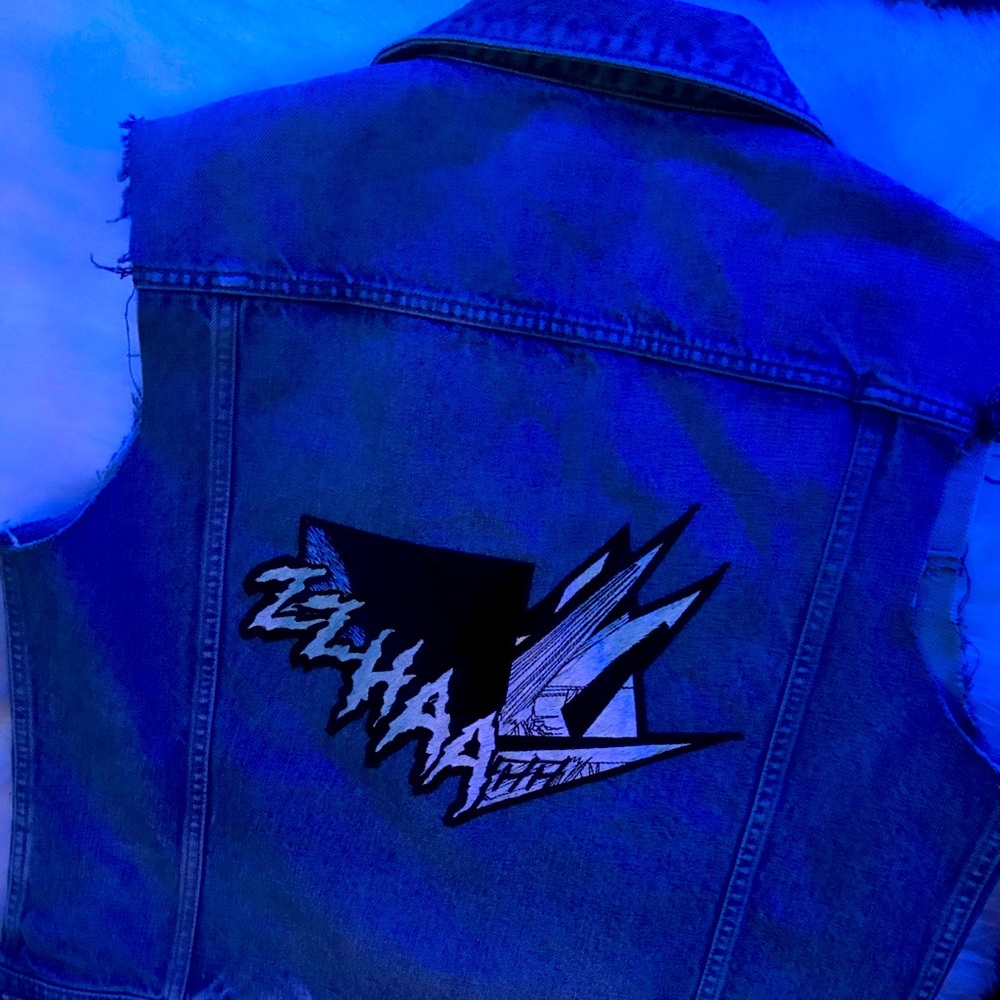 Celine Christian Marclay denim vest XL